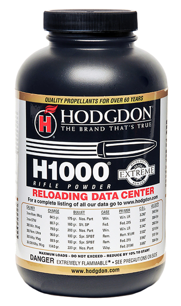 Hodgdon H1000 Extreme Rifle Powder 1 lb Multi-Caliber