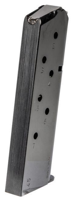 Mec-Gar 1911 Government 45 ACP 7rd Blued Carbon Steel Magazine