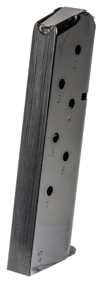 Mec-Gar 1911 Government 45 ACP 7rd Blued Carbon Steel Magazine