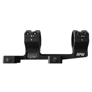 Samson RPM 30mm Scope Mount/Ring Combo Matte Black 2" Offset