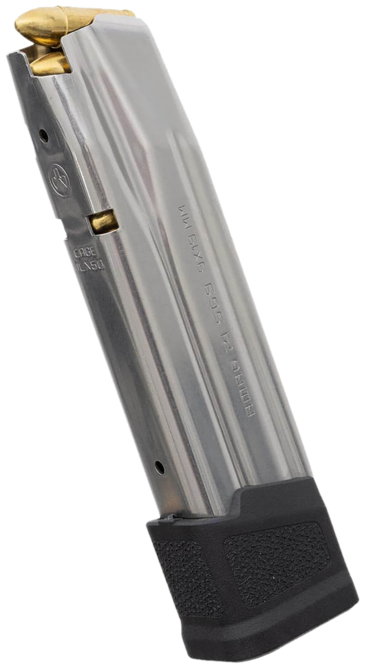 Magpul Industries AMAG 21rd 9mm Luger Stainless Steel/Polymer Pistol Magazine for Sig P320/M17 - Silver/Black