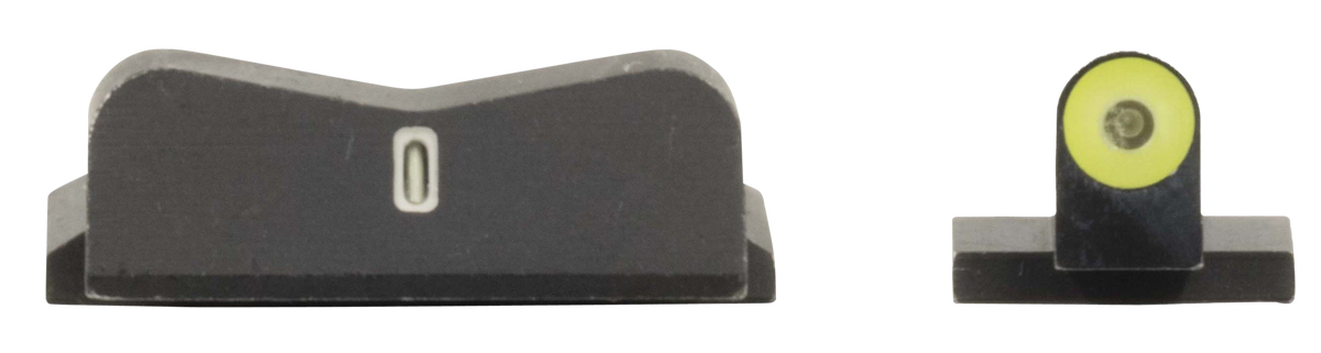 XS Sights DXT2 Big Dot Night Sights for S&W M&P - Green Tritium Yellow Outline