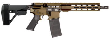 Patriot Ordnance Factory P-15 300 Blackout 10.5" 30+1 Semi-Auto Pistol - Burnt Bronze Cerakote