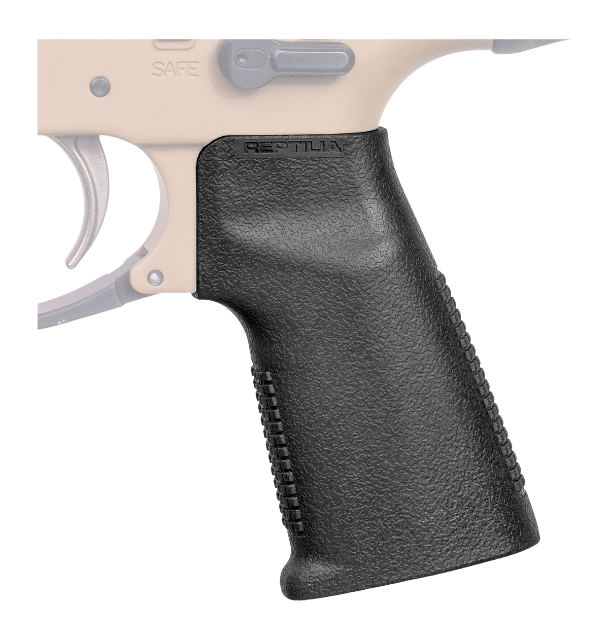 Reptilia CQG-NB AR Pistol Grip - No Backstrap - Black