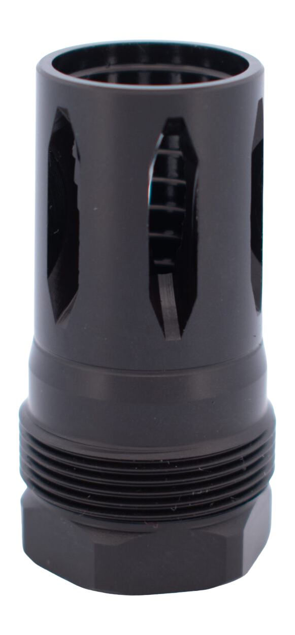 Rearden R2S .375 Cal 1/2x28 Square Shoulder Flash Hider - Black Nitride - Plan B Compatible