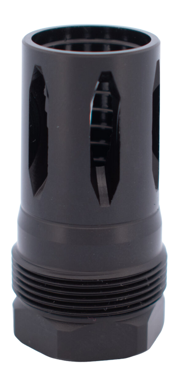 Rearden R2S .375 Cal 1/2x28 Square Shoulder Flash Hider - Black Nitride - Plan B Compatible