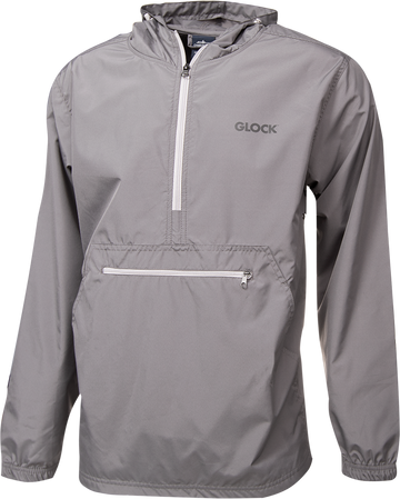 Glock Pack-N-Go Pullover Gray Large Long Sleeve Half-Zip