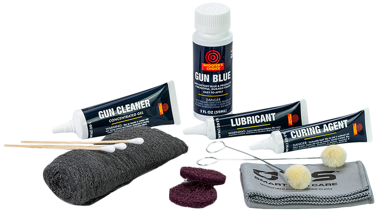 Shooters Choice Gun Bluing Kit - 2-Part Cold Blue Firearm Finish Restoration