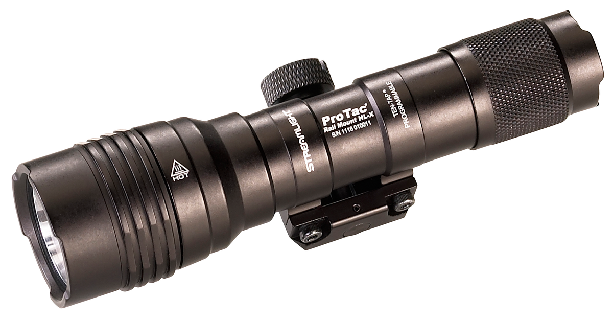 Streamlight ProTac HL-X Rail Mount 60/1000 Lumen White LED Weapon Light - Picatinny Rail - Black Anodized Aluminum