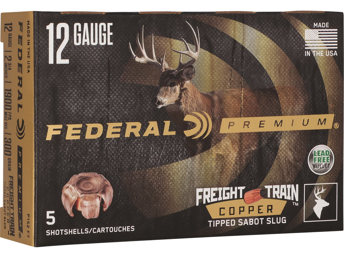 Federal Premium Freight Train 12 Gauge 2.75" 300gr Sabot Slug - Box or Case