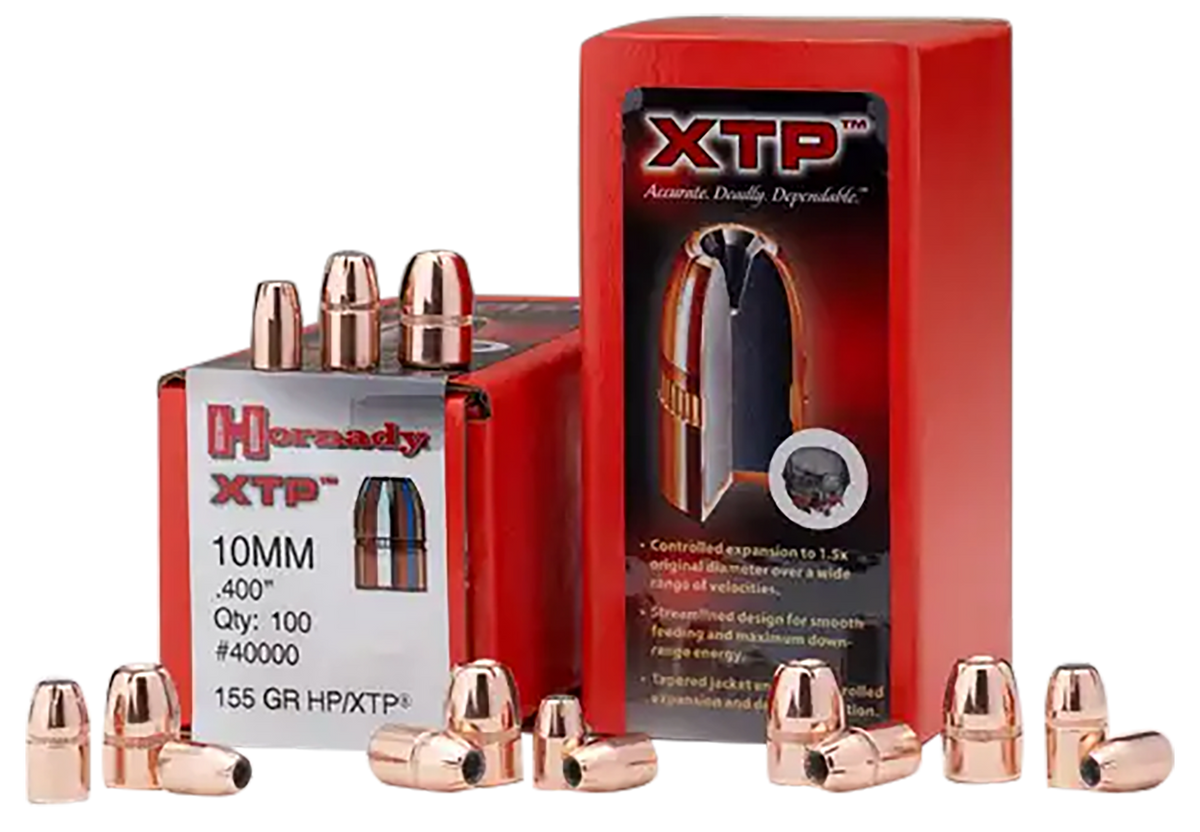 Hornady XTP 38 Cal .357 140 gr Hollow Point Reloading Bullets - 100/Box