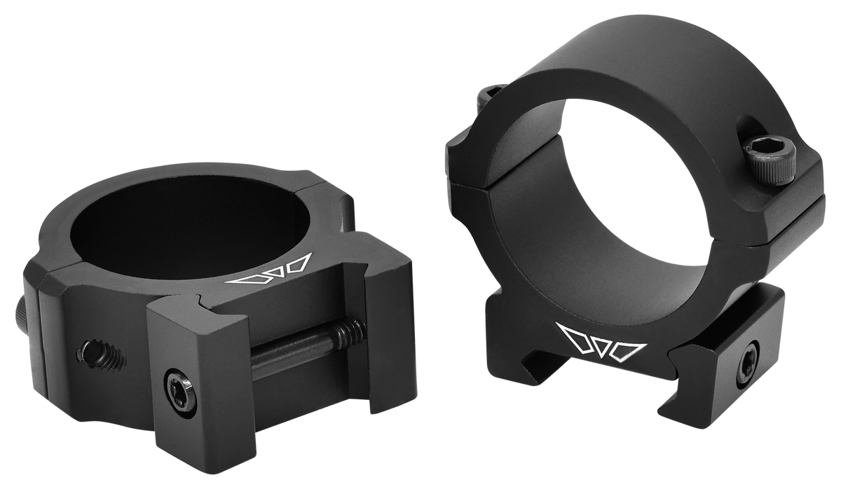 Warne V613M Vapor 30mm Low 0 MOA Matte Black Scope Rings