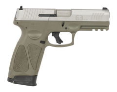 Taurus G3 9mm Luger 4" 17+1 Semi-Auto Pistol - OD Green/Stainless