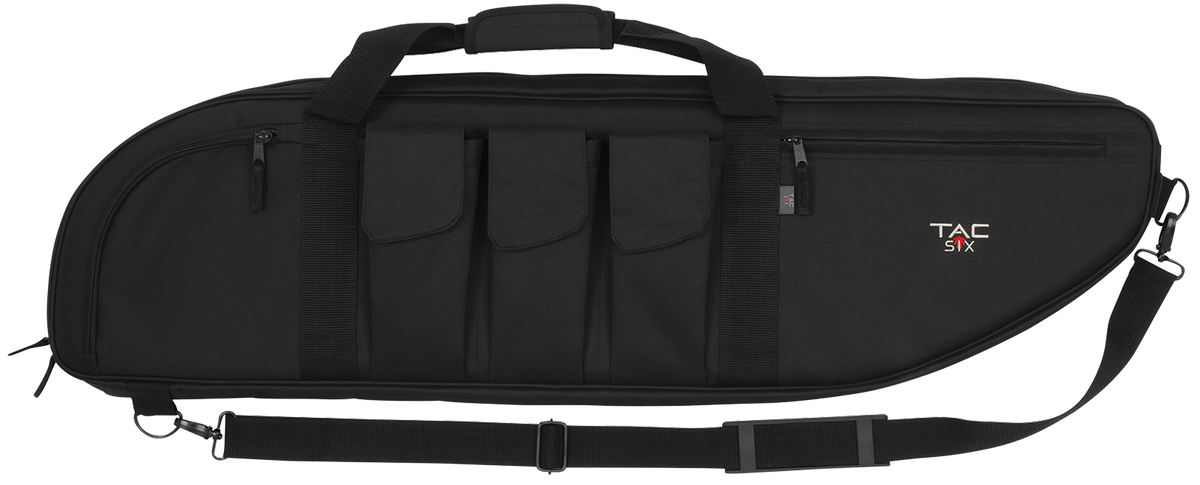 Tac Six Batallion 38" Tactical Rifle Case Black Endura Lockable