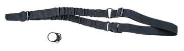 Caldwell 156215 Single Point Tactical Sling Black Nylon Adjustable Bungee AR Platform