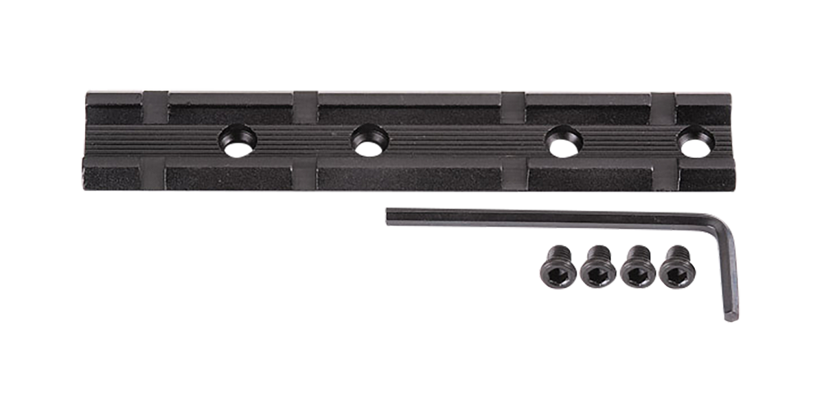 Traditions A1780 1-Piece Scope Base for Break-Open Muzzleloader - Black Aluminum