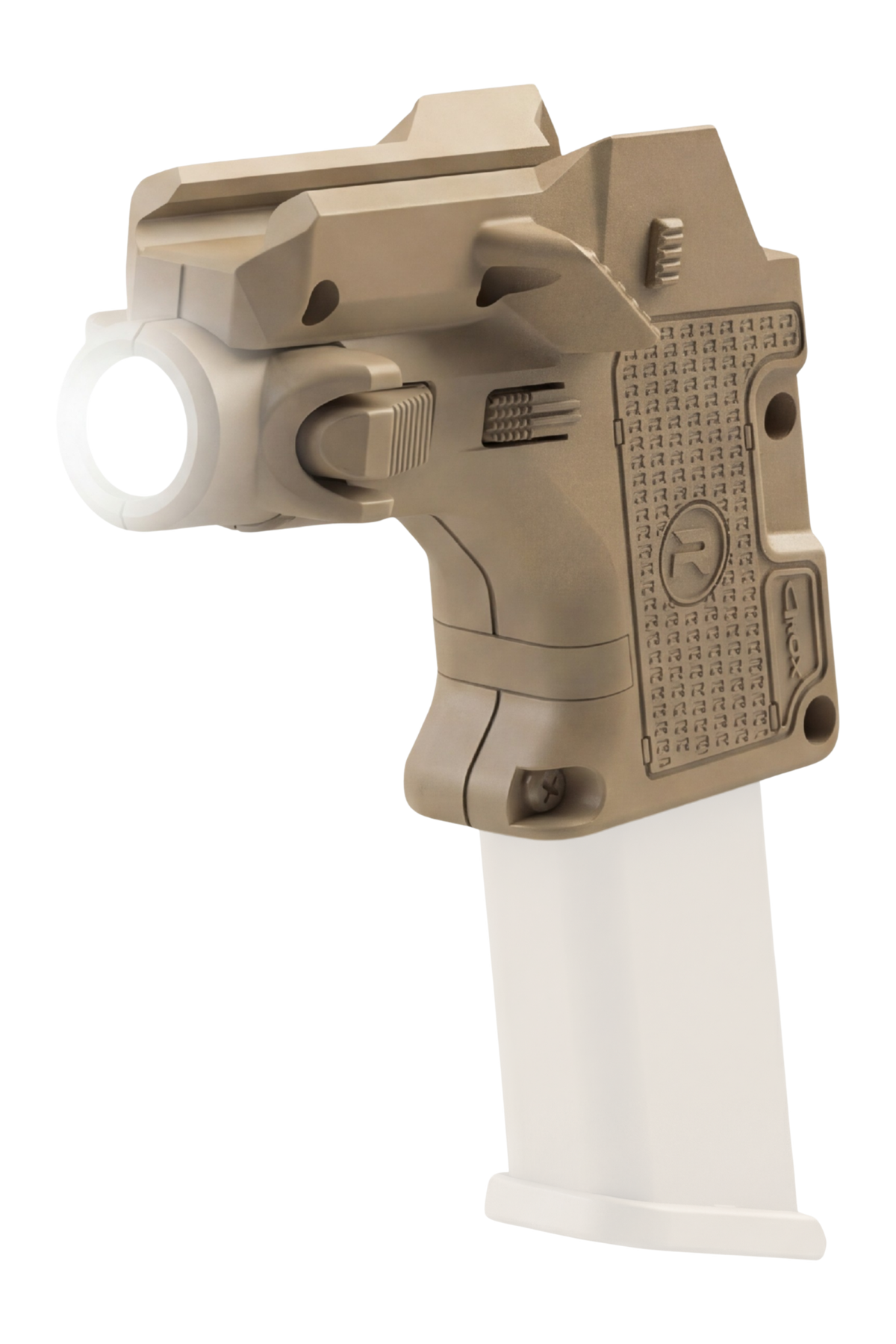 Roni Nano Magazine Holder with Integrated Light for Glock 17/19 - FDE
