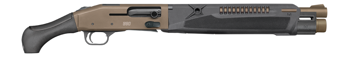 Mossberg 990 Aftershock SPX 12 Gauge 14.75" 5+1 Semi-Auto Shotgun - FDE Cerakote, Heat Shield
