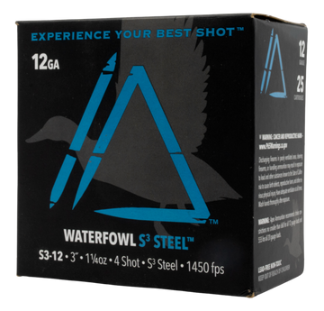 Apex Ammunition S312-4 12 Gauge 3" 1-1/4 oz #4 Steel Shot Shotshell - Box or Case