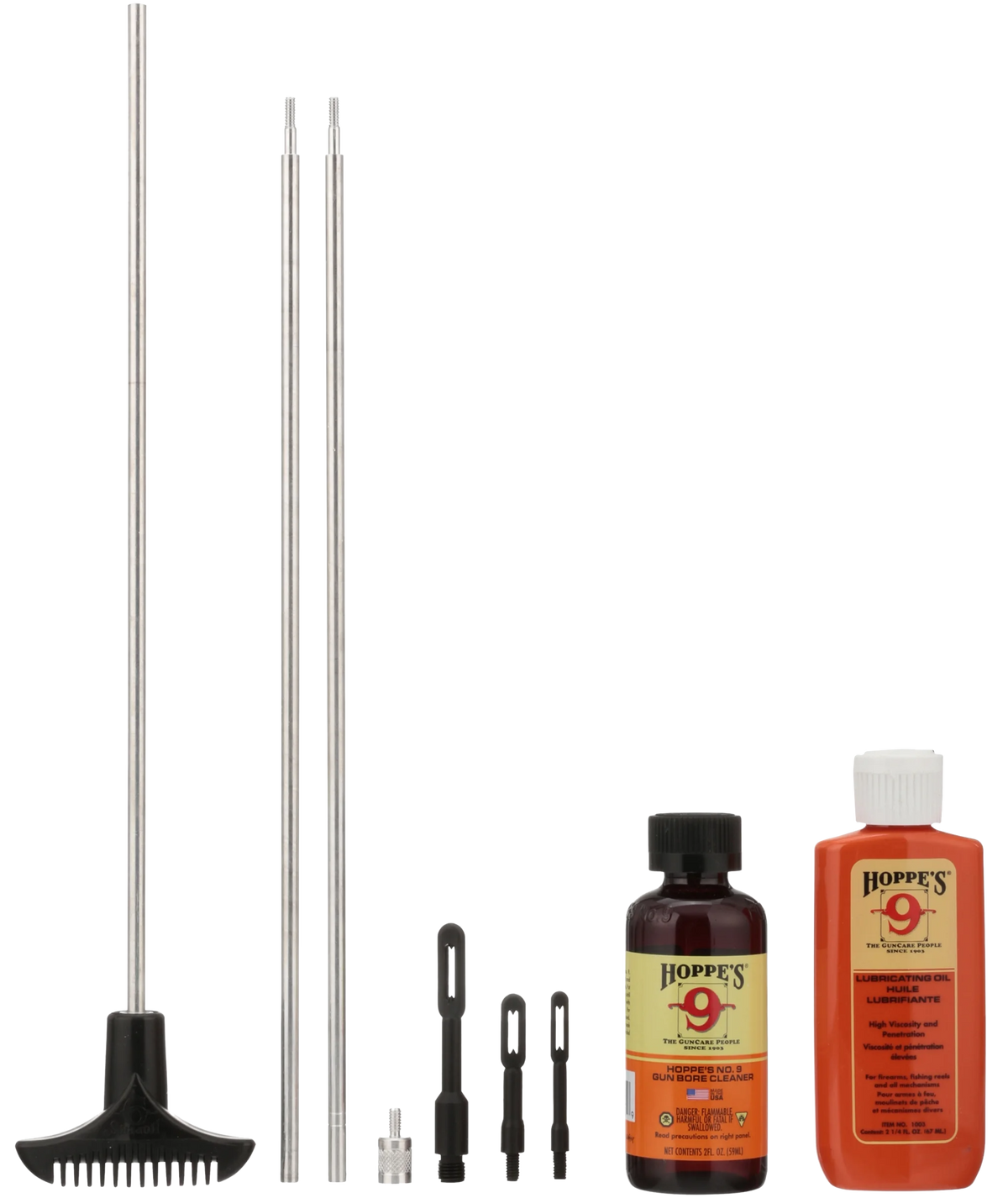 Hoppes UOB Rifle & Shotgun Cleaning Kit Multi-Caliber - Clamshell