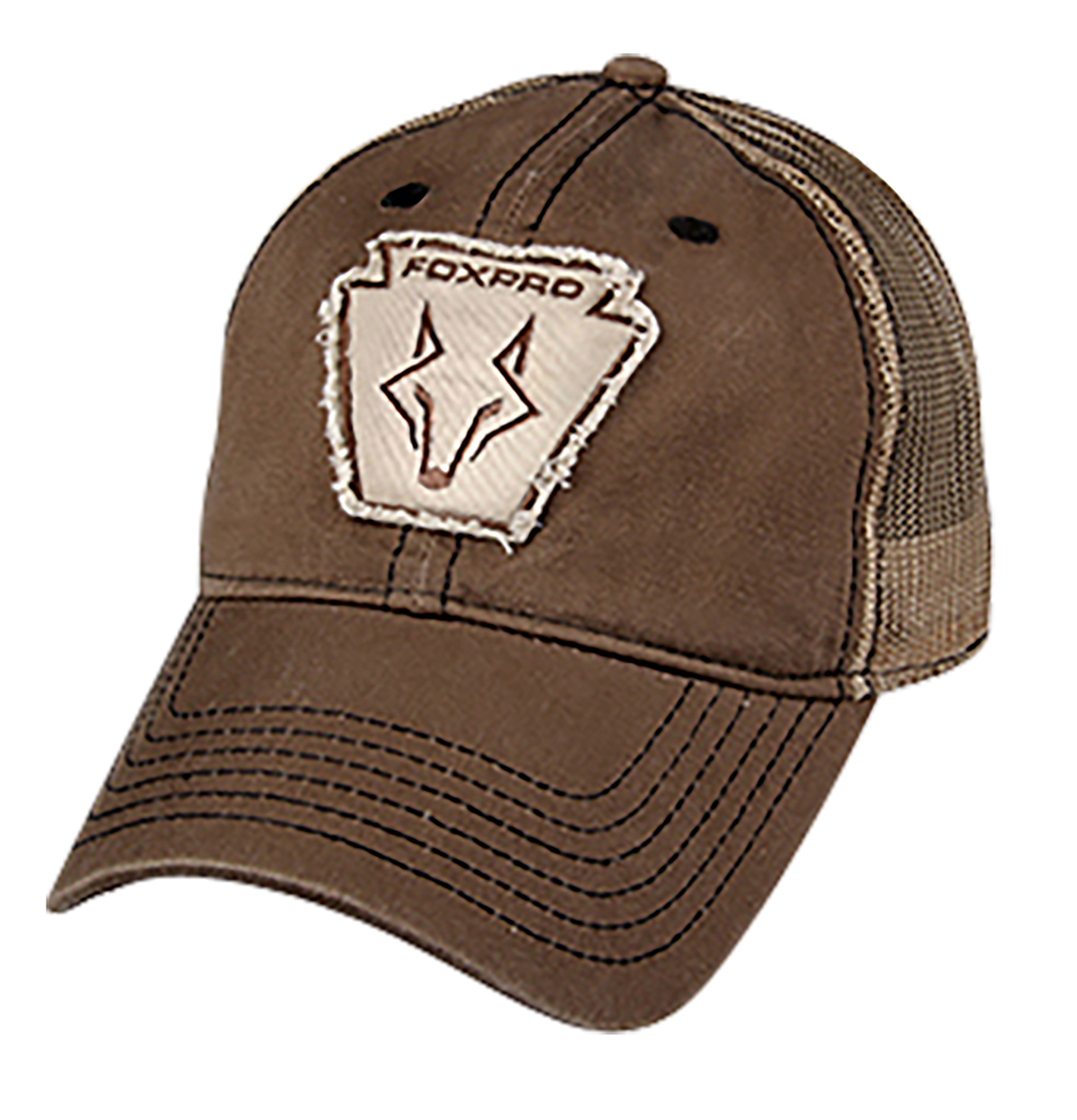 Foxpro Keystone Hat Brown Cotton/Mesh Unstructured OSFA