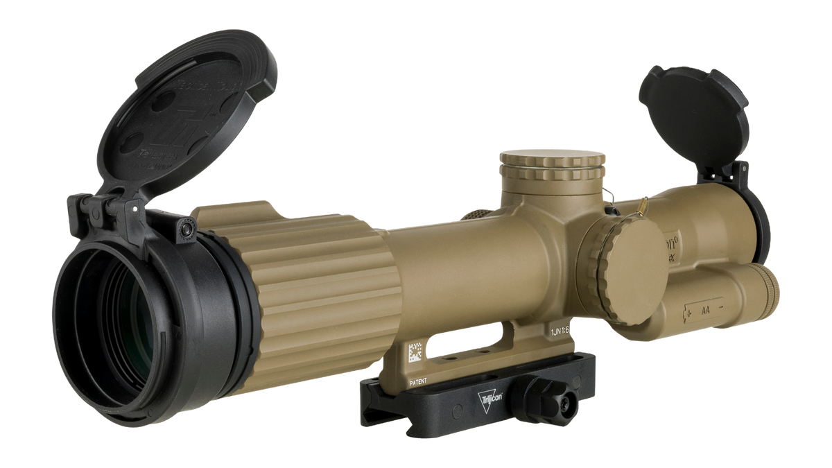 Trijicon VCOG 1-8x28mm Red MOA Crosshair Dot Riflescope - 34mm Tube FDE