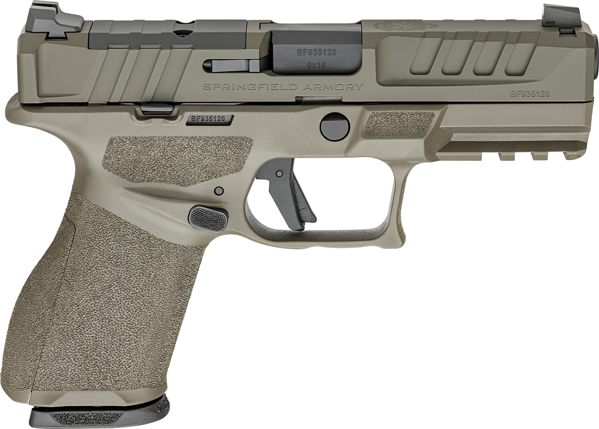 Springfield Armory Echelon 4.0C 9mm Luger 4" 15+1 OD Green Semi-Auto Pistol