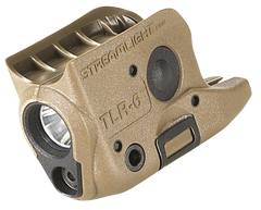 Streamlight TLR-6 100 Lumen White LED/Red Laser Weapon Light - Flat Dark Earth - Glock 42/43/43X/48