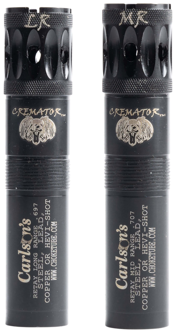 Carlsons Cremator 12 Gauge Retay Ported Choke Tube Set - Close/Mid/Long Range - 17-4 Stainless Steel