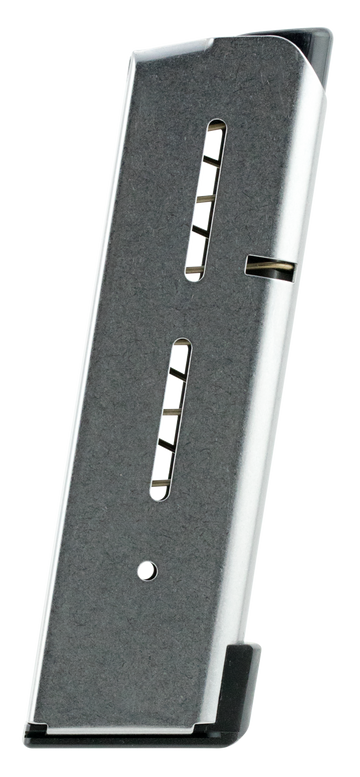 Wilson Combat 47DOX 1911 .45 ACP 8-Rd Detachable Magazine w/ Lo-Profile Steel Floor Plate - Stainless Steel