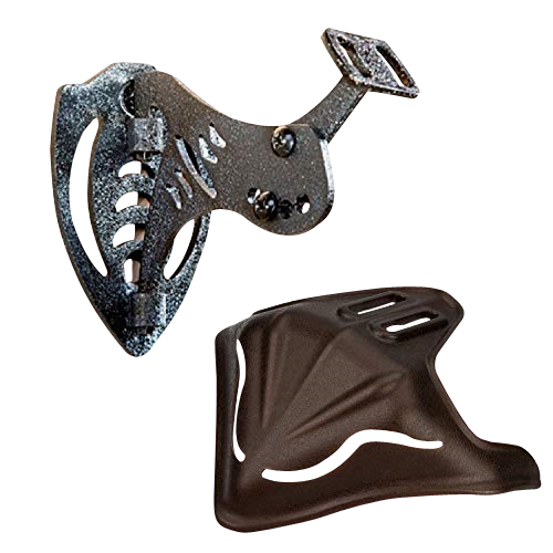 Skull Hooker Bone Bracket & Skull Cap Combo Brown Steel Mount
