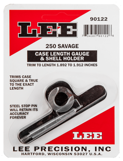 Lee Precision 90122 Case Length Gauge 250 Savage w/ Shell Holder