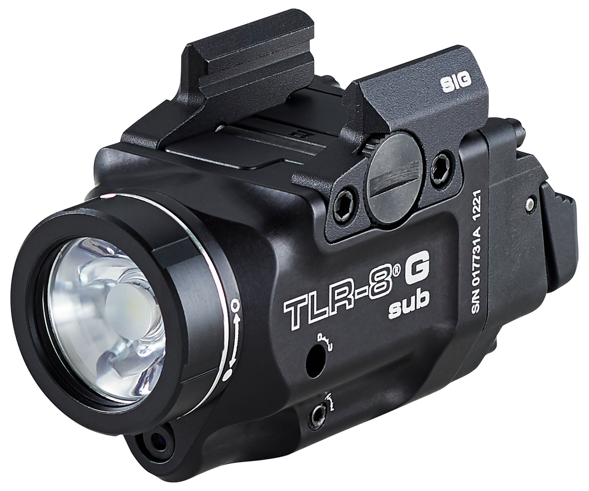 Streamlight TLR-8 Sub 500 Lumens w/Green Laser Fits Sig Sauer P365/P365XL - Black Anodized