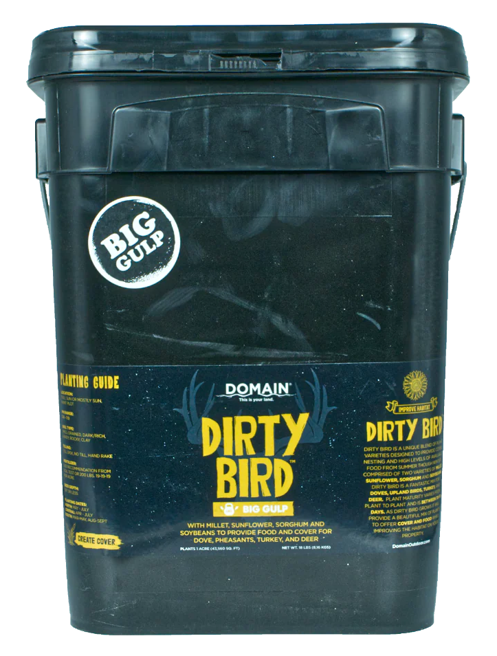 Domain Outdoor Dirty Bird Food Plot Seed Mix - 1/4 Acre (4.5 lbs)