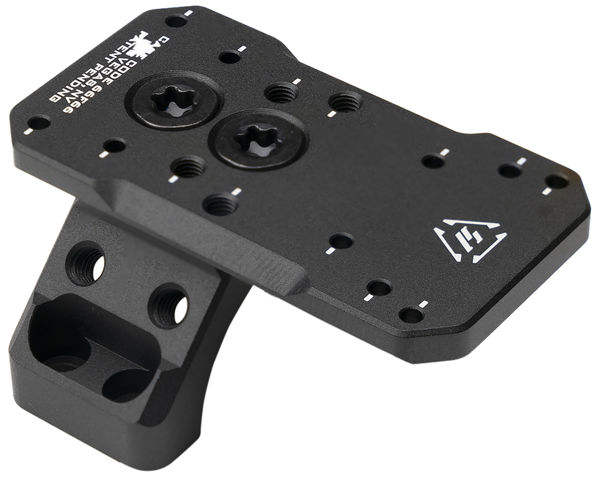 Strike Industries ASM Ring Cap Multi-Optic Mount System - Black Anodized Aluminum
