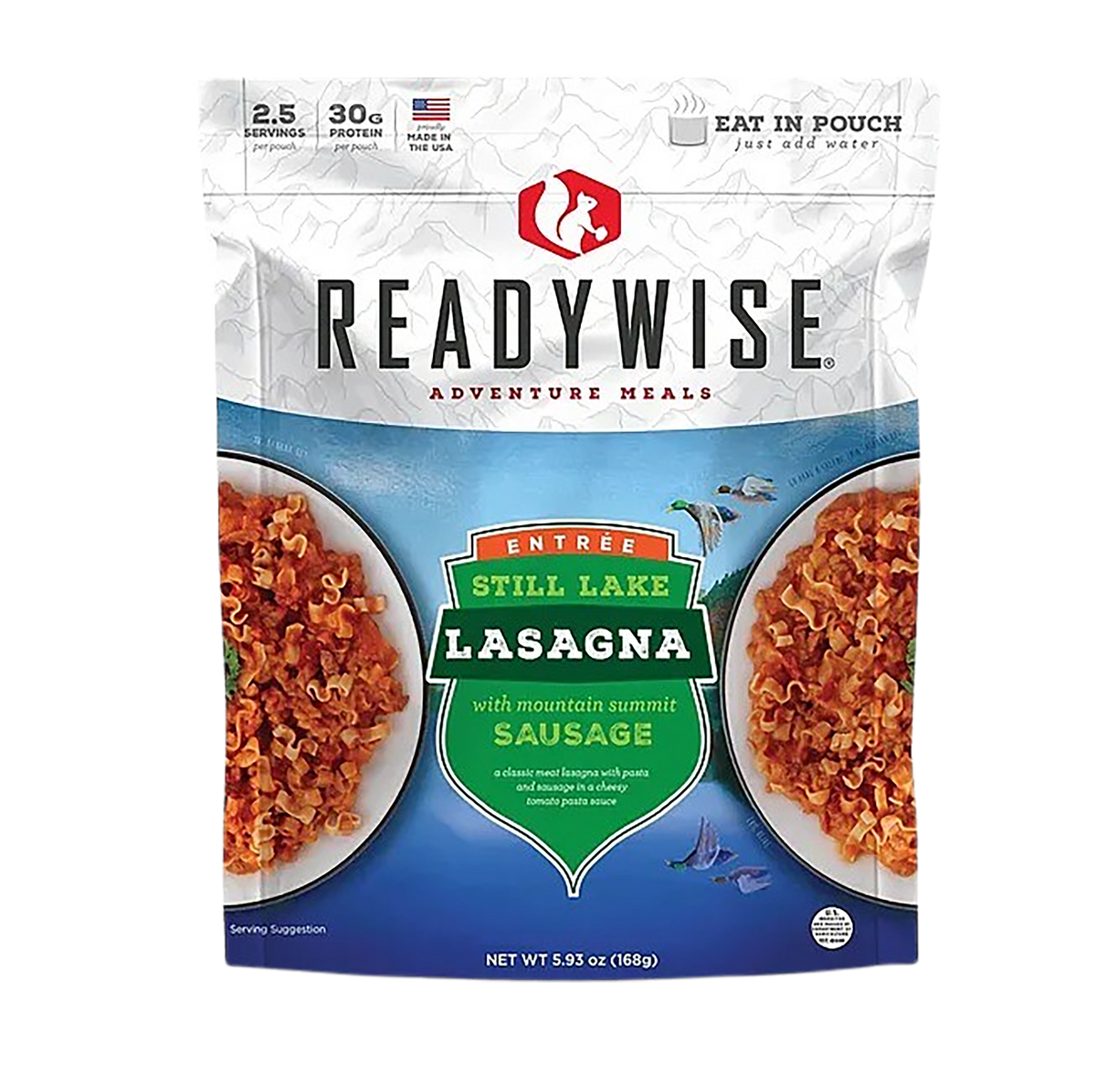 Wise Foods Lasagna w/ Beef 2 Servings 6 Per Case