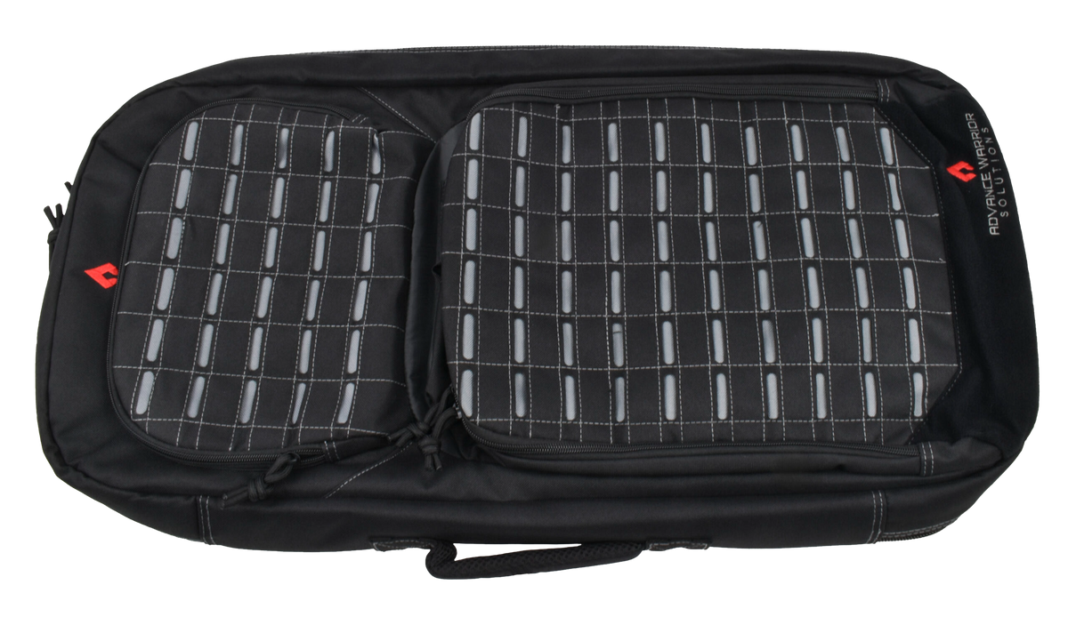 Advance Warrior Solutions Frame 28" Tactical Rifle Backpack - Black/Gray 600D Polyester Molle