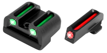 TruGlo TG131X Fiber Optic Front/Rear Sight Set - Springfield Armory XD - Red Front / Green Rear