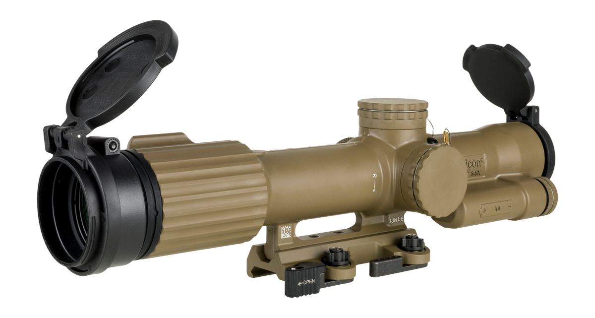 Trijicon VCOG 1-8x28mm Red MRAD Circle Riflescope - Flat Dark Earth
