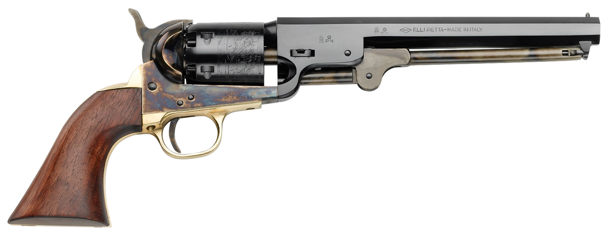 Pietta 1851 Navy 36 Cal 7.50" 6rd Black Powder Revolver