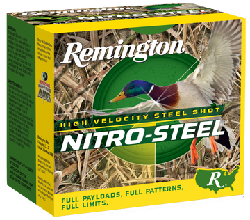 Remington Ammunition Nitro-Steel High Velocity 12 Gauge 3.5" 1-1/2 oz 2 Shot - Box or Case