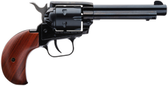 Heritage Mfg Rough Rider 22 LR/22 WMR 4.75" 6-Shot SAO Revolver - Cocobolo Bird Head Grip - Black