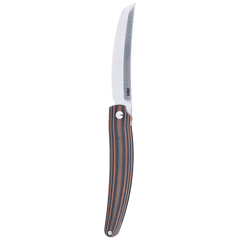 Columbia River CRKT 5930 Ancestor 3.60" Folding Tanto Plain Satin D2 Steel Black/Brown G10