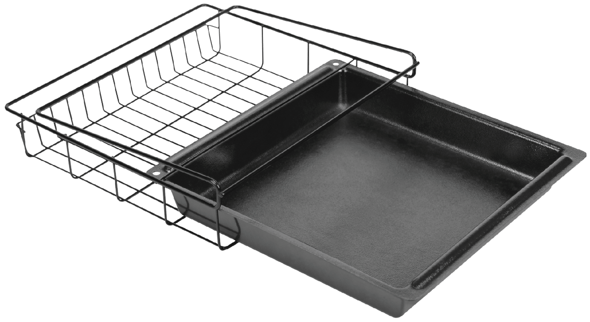 Lockdown Vault Drawer Metal 11.50" x 12" x 2" Safe Organizer - Black