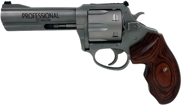 Charter Arms Professional VI Extra Large 357 Mag 4.20" 6-Shot DA/SA Revolver - Matte Stainless/Wood Grip