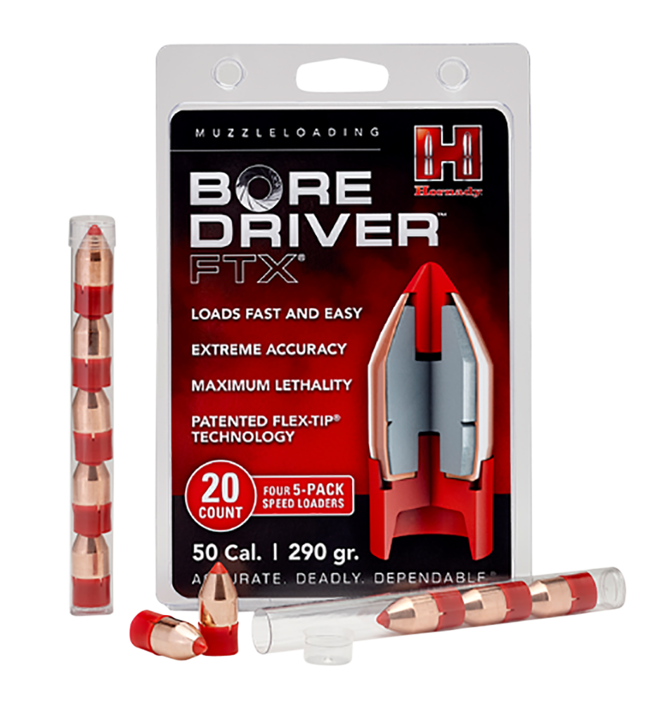 Hornady Bore Driver FTX 50 Cal 290gr Muzzleloader Bullets