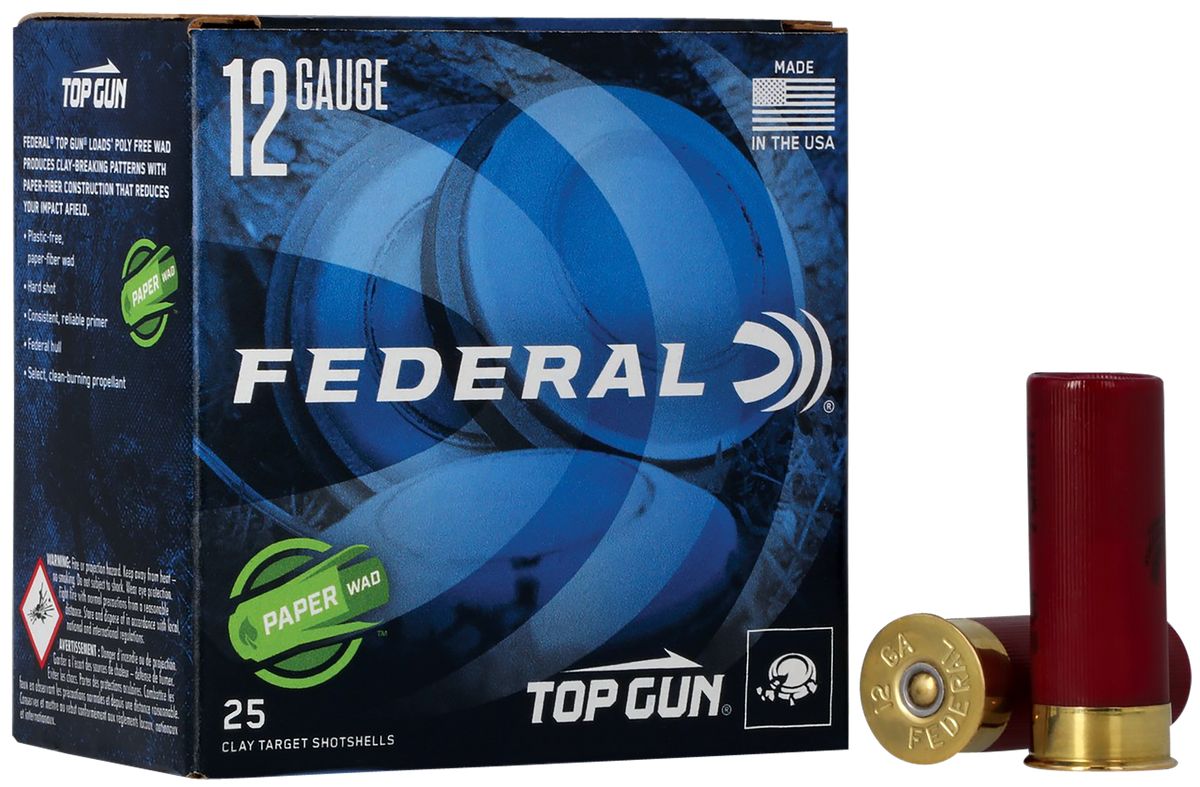 Federal Premium Paper Wad 12 Gauge 2.75" 1 oz #8 Shot Shotshells - Box or Case
