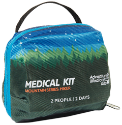 Adventure Medical Kits Mountain Series Hiker First Aid Kit 1-2 People Water Resistant Orange / Blue