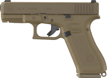 Glock G19X V 9mm Luger 4.02" 10+1 Semi-Auto Pistol