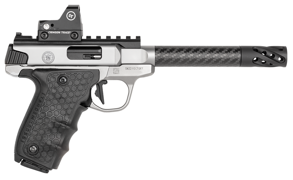 Smith & Wesson Performance Center SW22 Victory Target 22 LR 6" 10+1 SAO Pistol w/Red Dot